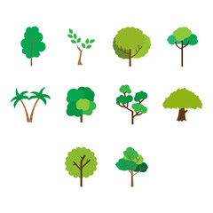 tree icon set