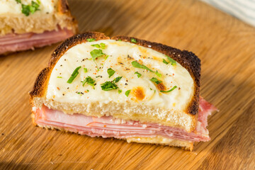 Homemade Croque Monsieur Sandwich