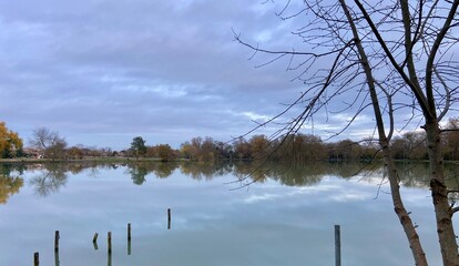 lake in autumn