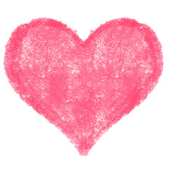 Pink heart shape. Romantic love valentines day