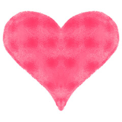 Pink heart shape. Romantic love valentines day