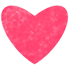 Pink heart shape. Romantic love valentines day