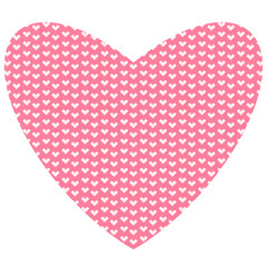 Pink heart shape. Romantic love valentines day