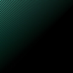 Black and green background mesh grid