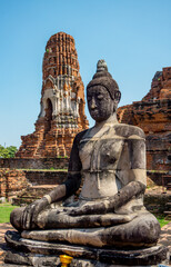 Fototapeta premium Tailandia, Ayutthaya buda