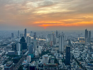Fototapeta na wymiar Tailandia, Bangkok skybar