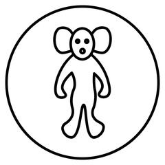 red dolls icon
