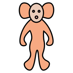 red dolls icon