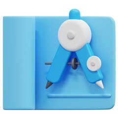 drawing 3d render icon illustration