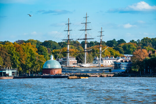 London, UK, June 5, 2022. Cutty Sark - the fastest boat of the 19th century, London, England, UK next to the Mariteme museum.