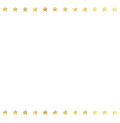 Background with gold stars and copy space