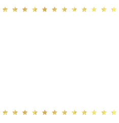 Background with gold stars and copy space
