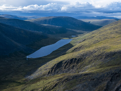 The Mountains Of The Ruby Range At Sunset Near Haines Junction; Yukon, Canada