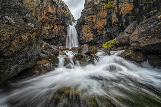 Fardagafoss waterfall; Iceland