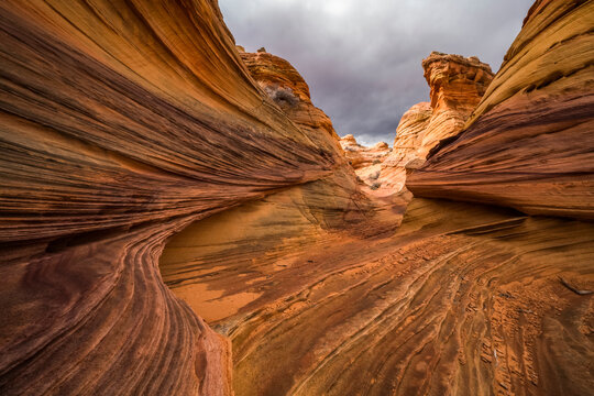 The amazing sandstone and rock formations of South Coyote Butte; Arizona, United States of America