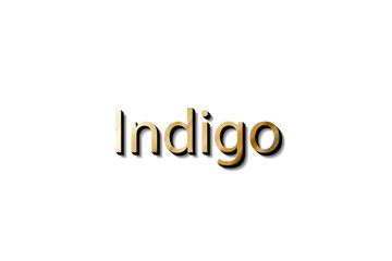 INDIGO NAME 3D 