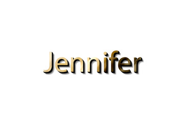 JENNIFER NAME MOCKUP