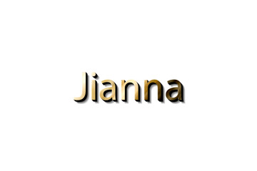 JIANNA NAME 3D 