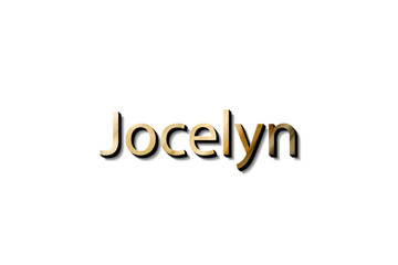 JOCELYN NAME 3D 