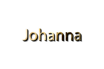 JOHANNA 3D NAME 