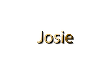 JOSIE NAME MOCKUP