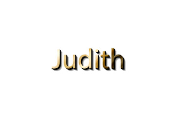 JUDITH NAME 3D 