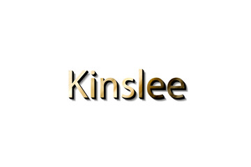 KINSLEE 3D NAME 