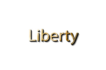 LIBERTY NAME 3D 