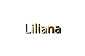LILIANA 3D NAME 