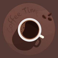 Coffee Time cup of coffee