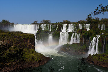 Fototapeta na wymiar Iguazu Waterfalls Argentina & Brasil