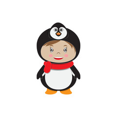 Christmas cute cartoon vector illustration.