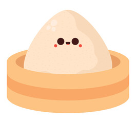 kawaii zongzi vector