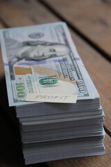 Profit tag and Thousands of Dollars.