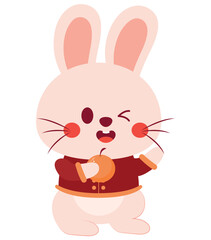 cute chinese bunny