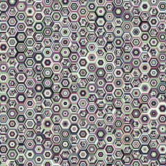  Hexagonal Maze pattern abstract illustration