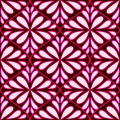 Abstract ornaments seamless floral waves pattern for wrapping paper and fabrics and linens and kids clothes print