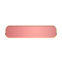 pink banner bar and flag gold rim