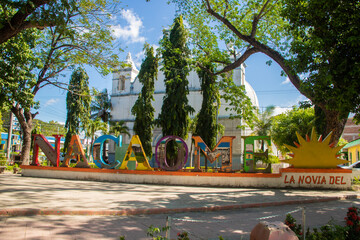 Nacaome la novia del sol, letras plaza central