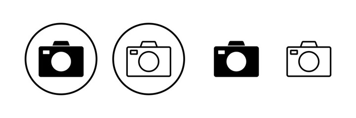 Camera icon vector illustration. photo camera sign and symbol. photography icon.