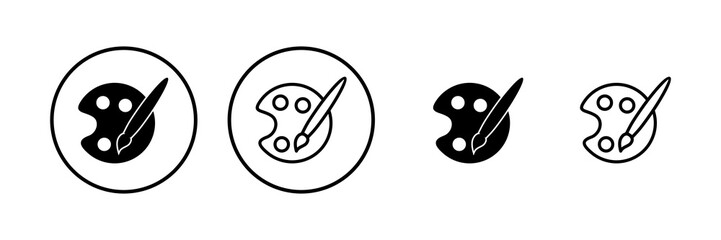 Paint icon vector illustration. paint brush sign and symbol. paint roller icon vector