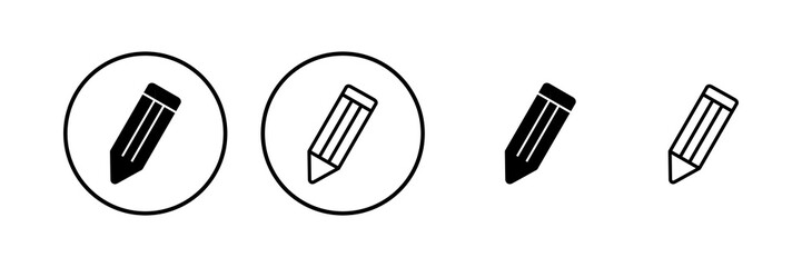 Pencil icon vector illustration. pen sign and symbol. edit icon vector