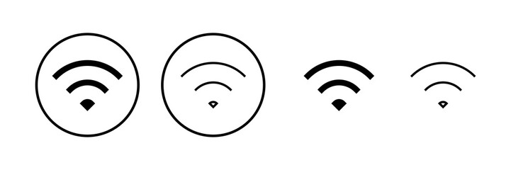 Wifi icon vector illustration. signal sign and symbol. Wireless  icon