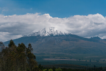 Fototapeta premium Cotopaxi Volcano, Andean Highlands of Ecuador