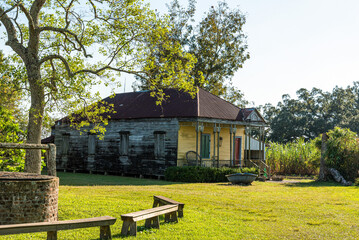 Scenic historic Laura Plantation in Louisiana