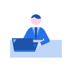 デスクワーク　男性