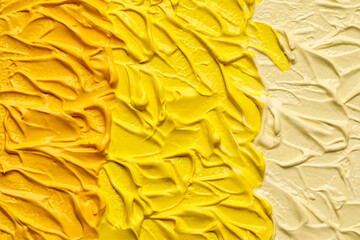 Beautiful strokes of colorful oil paints as background, closeup