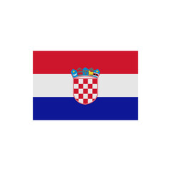 independence day of croatia icon set vector sign symbol - obrazy, fototapety, plakaty