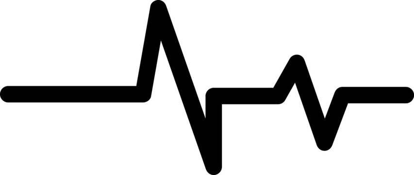 Heartbeat Icon On The White Background.eps