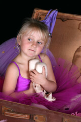 Blond ballerina